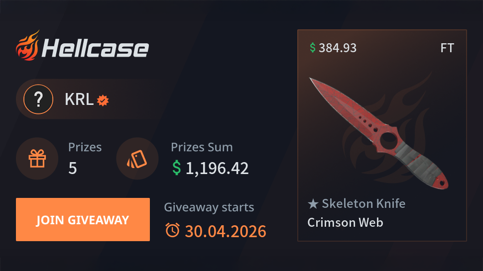 https://hellcase.com/giveaways/user/krl%20stream%20avril%202026